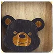 TIC TAC TOE BEAR/MOOSE FACES